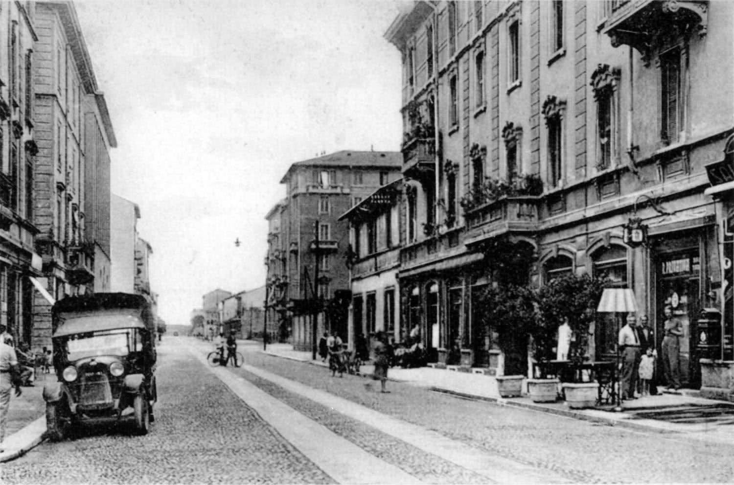 Via Savona nei primi del '900